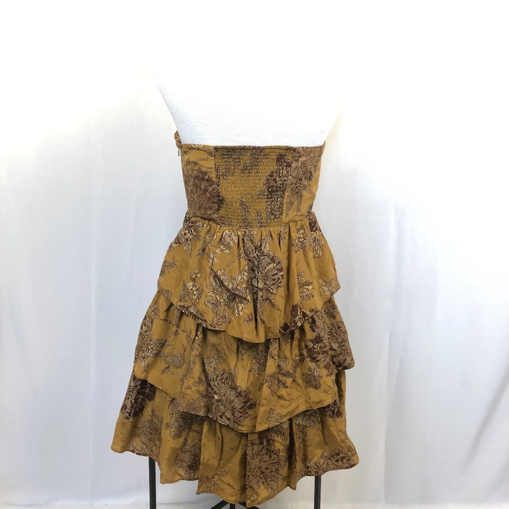 Moulinette Soeurs Strapless Dress Tiered Size 4 Si - Picture 5 of 8
